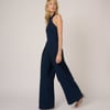 Navy Halterneck Shelby Jumpsuit