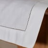 Off White Twill Cotton Linen Table Runner