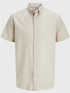 Jack & Jones Blusummer Shield Shirt - White Pepper - S