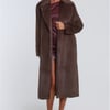 Plushé Faux Fur Coat Chocolate
