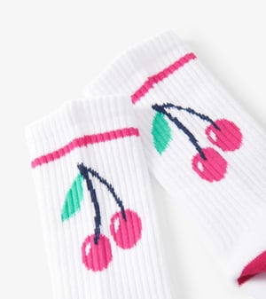 Girls Cherry Tube Socks