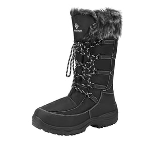 DREAM PAIRS Mid Calf Lace Up Winter Boots