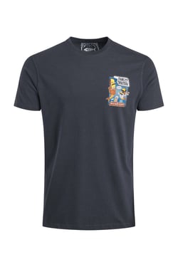 Weird Fish Fawlty Trouters Back Print Artist T-Shirt Navy Size XL