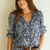 Chloe Shirt in Daisy Blues