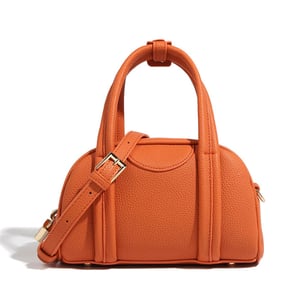 Jeulia Mini Modern Handbag Bowling Bag With Lock