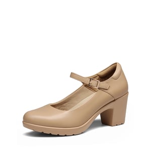 DREAM PAIRS  Stand All Day Pumps  Edenia Round Toe Mary Jane Pumps