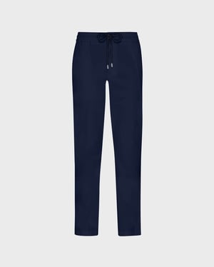 Vilebrequin - Men Elastic Waist Tencel Satin Pants - Jeans - Clemence - Blue - Size 36