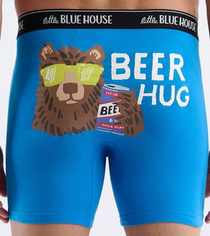 Men's Beer Hug Boxer Briefs