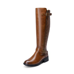 DREAM PAIRS Wide Calf Knee High Riding Boots