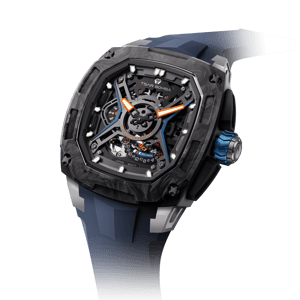 Tsar Bomba Men's Automatic Watch | Blue | 42.8mm Carbon Fiber Case | Men's Luxury Timepiece | Dark Matter 5 | TB8605