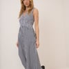 Black Gingham Jumpsuit