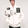 ST Multipatch Zip Hoodie in Ecru
