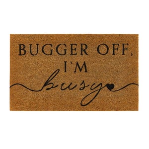I'm Busy Coir Doormat - 45x75cm