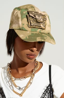 AKIRA Try And Find Me Camo Snapback Hat