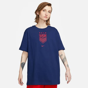 Women's Nike USWNT Crest Blue Tee / XL