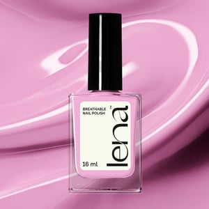 LENA Breathable & Water-Permeable Halal Nail Polish - Kashmiri Pink - LE118