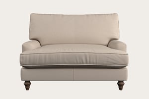 nkuku Marri Love Seat | Make To Order | Recycled Cotton Natural | No Colour
