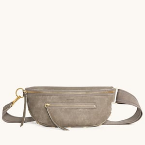 Hammitt Charles Crossbody Pewter Brushed Gold