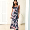 Dark Side Mesh Maxi Dress Purple