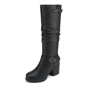 DREAM PAIRS Chunky Heel Knee High Boots