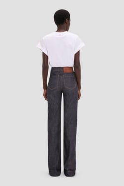 Victoria Beckham Alina Jean In Indigo - 34W - Womens