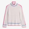 Raglan Pullover - Pale Snow Melange