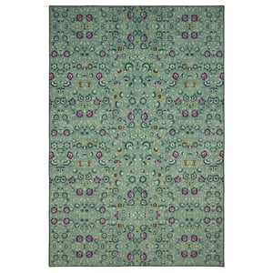 Blossoming Vines Eco-Washable Rug - 185x275cm