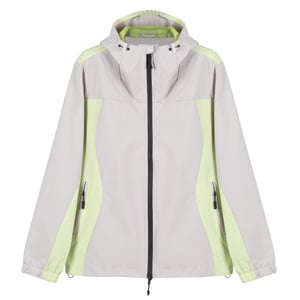 Hikerdelic Mucker Packable Jacket - Light Taupe / Washed Lime