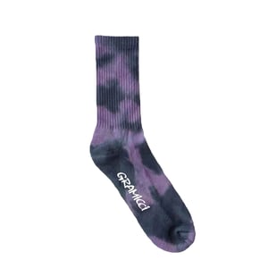 Gramicci Tie Dye Crew Socks Purple