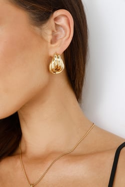 18k Gold Plated Seraphine Earring Gold
