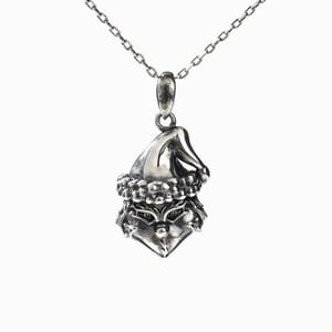 Jeulia "Christmas Monster" Sterling Silver Necklace