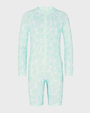 Vilebrequin - Boys One-piece Rashguard Seashells - Rashguard - Guppy-y - White - Size 8