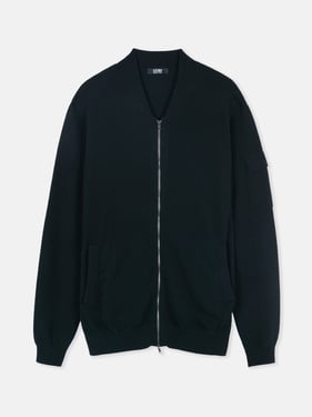 Cashmere Bomber - 2XL / Black / MK0262-1481