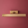 Smaller Pelton picture light in brass