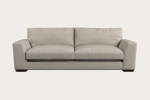 nkuku Guddu Large Sofa | Make To Order | Brera Linen Natural | No Colour