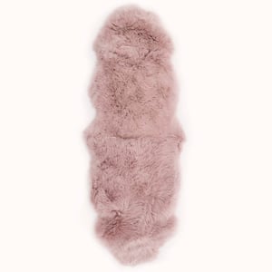 Genuine Sheepskin Rug Adobe Rose - Double - 70x175cm