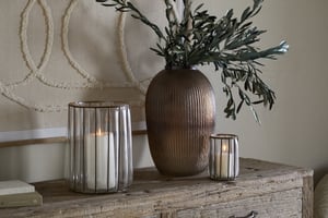 nkuku Hava Lantern | Candles Holders & Lanterns | Small | Clear