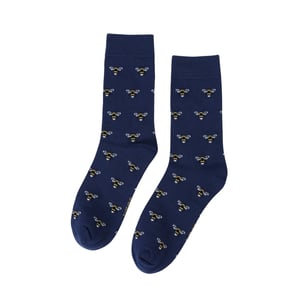 Save the Bee Small Motif Bamboo Socks | UK Adult 4-7