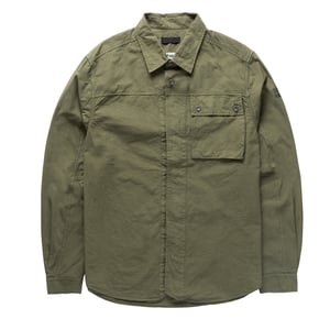Left Hand Button Pocket Shirt Olive