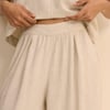 Stone Wide Leg Jerrow Trouser