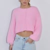 Cloud Nine Fluffy Cardigan Pink