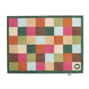 Allsorts Check Washable Doormat - 65x85cm
