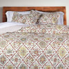 QE Home Galloway Coverlet Set, Botanical, Red, Twin