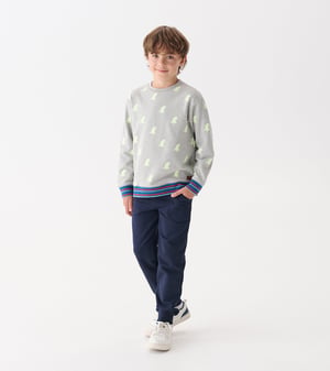 Boys Monster Glow in the Dark Pullover Sweatshirt