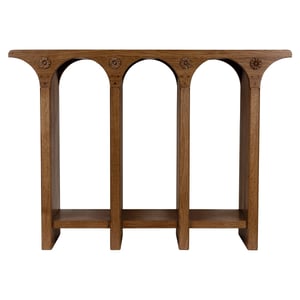 BRUNEL Triple Console Table - Oak