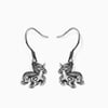 Jeulia "Mini Unicorn" Sterling Silver Earrings
