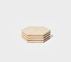 Marble Coasters - Sand