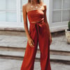 Pop Records Jumpsuit Rust