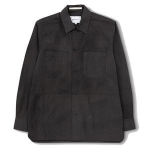 Norse Projects Ulrik Wave Dye Overshirt Black