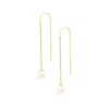 Oh So Fine Drop Pearl Earring 18ct